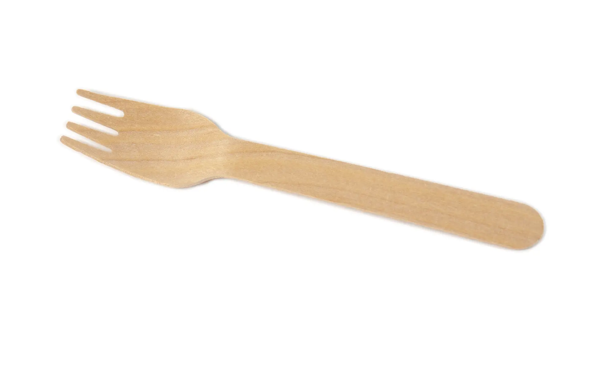 6"  Wood Cutlery Forks with longer prongs Box of 1,000ct (Item# Green Fork 158)