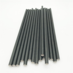 7.75 Wrapped Paper Straw Black-Pack of 500 Straws