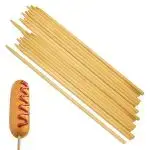 14" x 1/4" Semi Pointed Corn Dog Sticks Box