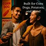 18" x 3/16" Semi Point Corn Dog/Potato Sticks Box - Image 4
