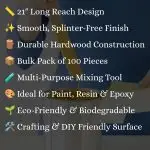 21" Paint Paddles Case of 250ct - Image 4