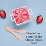 3 1/2" Banded Bowtie Stick Case - Image 2