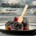 3 1/2 Square Taster Spoon Box (Green Spoon 95) - Image 2