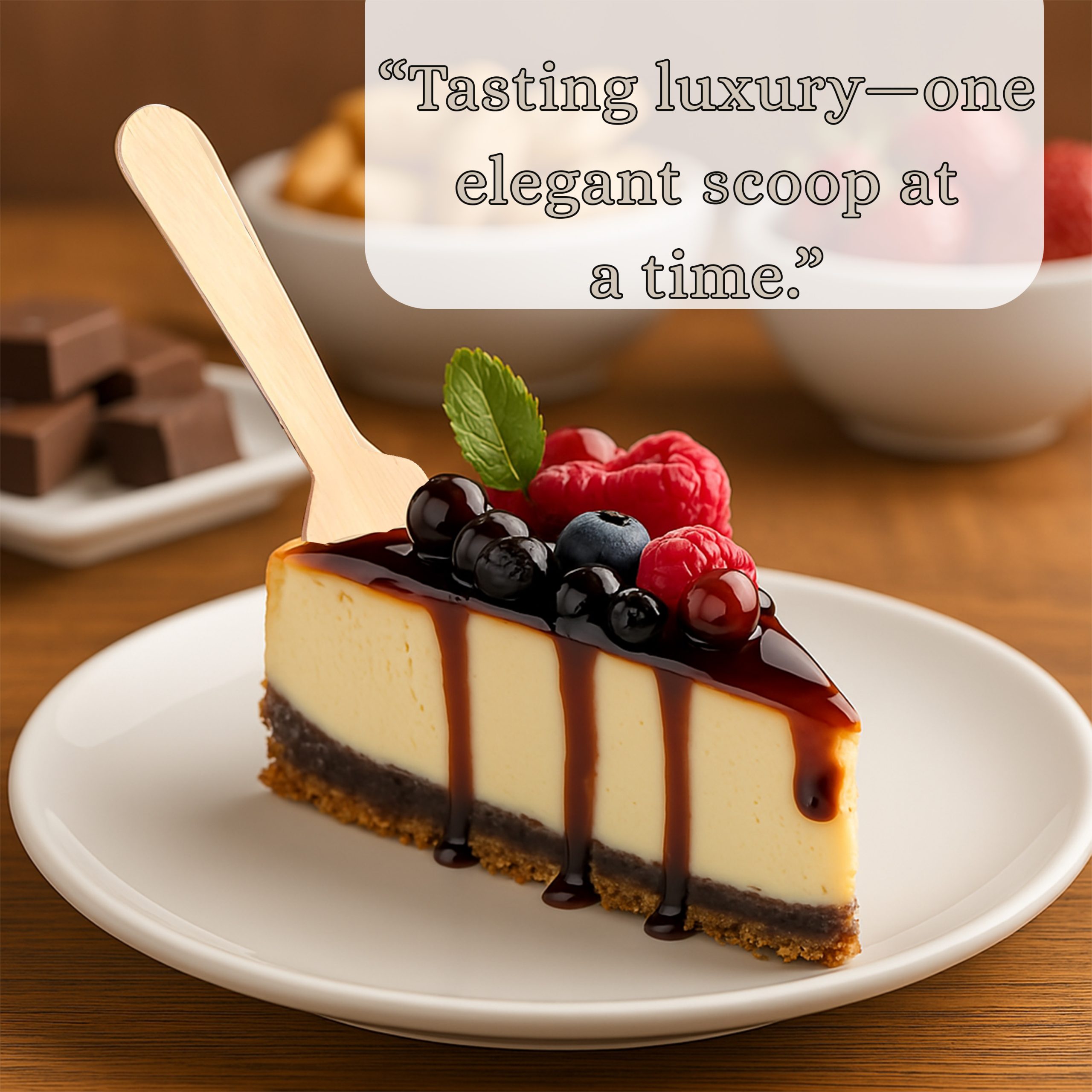 3 12 Square Taster Spoon Box (Green Spoon 95).3 3 1/2 Square Taster Spoon Box (Green Spoon 95) - Image 3