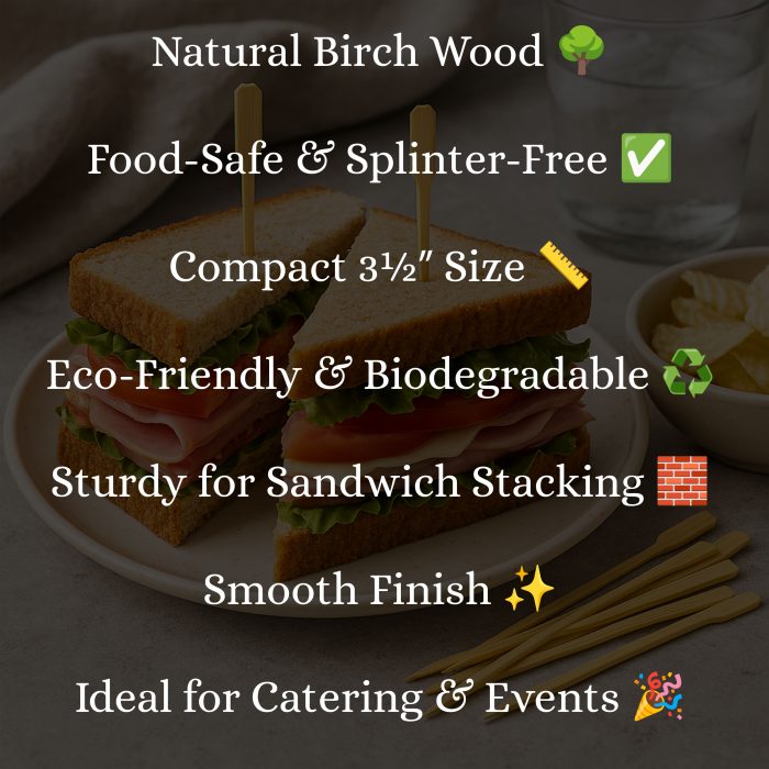 3 1/2" Sandwich Picks Case of 20,000 - Image 5