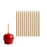 4 1/2" x 15/64" Semi Pointed Machine Candy Apple Sticks Case of 7,000ct (Item# CDS45SP15)