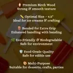 4 1/2" Banded Ice Cream Sticks Box  band(ItemASO910BA) - Image 4