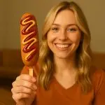 5 1/2" Corn Dog Sticks Machine Beveled Case - Image 2