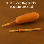 5 1/2" Corn Dog Sticks Machine Beveled Case - Image 5