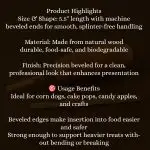 5 1/2" Corn Dog Sticks Machine Beveled Case - Image 8