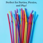 500 ct Plastic Bendable Stretchable Unwrapped Neon Straws - Image 4
