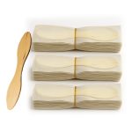 5" Plain 12 Pack Taster Spoons Paper Wrapped Individually Box