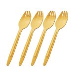 6 1/2" Wood Cutlery Spork Case of 10,000ct ( Item# Green Spork 165)
