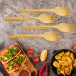 6 1/2" Wood Cutlery Spork Case of 10,000ct ( Item# Green Spork 165) - Image 4