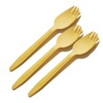 6 1/2" Wood Cutlery Spork Case of 10,000ct ( Item# Green Spork 165) - Image 8