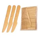 6" Wood Cutlery Knives Case (Item Green Knife 158)