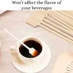 6" Wooden Cocktail/Coffee Stirrers - Image 3