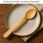 6" Wood Premium Perfect Ware Cutlery Spoons. Case of 1,000ct (Item# Perfect Ware 165SP) - Image 2