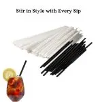 7.75 Wrapped Paper Straw Black-Pack of 5000 Straws - Image 3