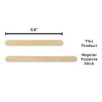 3 1/2" Straight Edge Ice Cream Sticks Case of 10,000ct (Item# PS93)