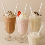 8" Milkshake Clear Straight Cut Paper Wrapped Straws Box - Image 4