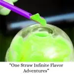 8" Neon Unwrapped Spoon Straws Assorted Colors - Image 5