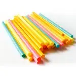 9 " Extra Wide Assorted Wrapped Neon Milkshake/Smoothie Straws-350ct- Plastic Straw - Image 4