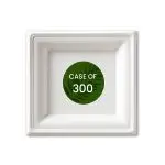 10" Bagasse Sugarcane Plates Square (Case of 300) - Image 5
