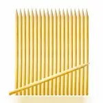 5 1/2" x 1/4" Pointed Candy Apple Sticks Box (Item CDS55P)