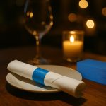 Napkin Bands 4.5" x 1.5" - Blue Box of 2,000 - Image 2