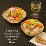 Palm Leaf Plate 4- Pack - Image 4