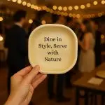 Palm Leaf Plate 4- Pack - Image 2