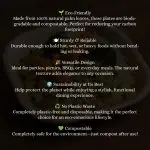 Palm Leaf Plate 4- Pack - Image 6