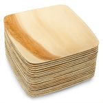 Palm Leaf Square Coupe 8"- Pack of 100 plates - Image 2