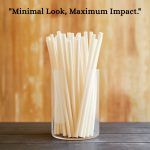 Paper Straw 5.75 White- Cocktail Coffee White Straw. Pack of 5000 count - Image 4