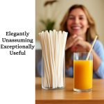 Paper Straw 5.75 White- Cocktail Coffee White Straw. Pack of 5000 count - Image 3