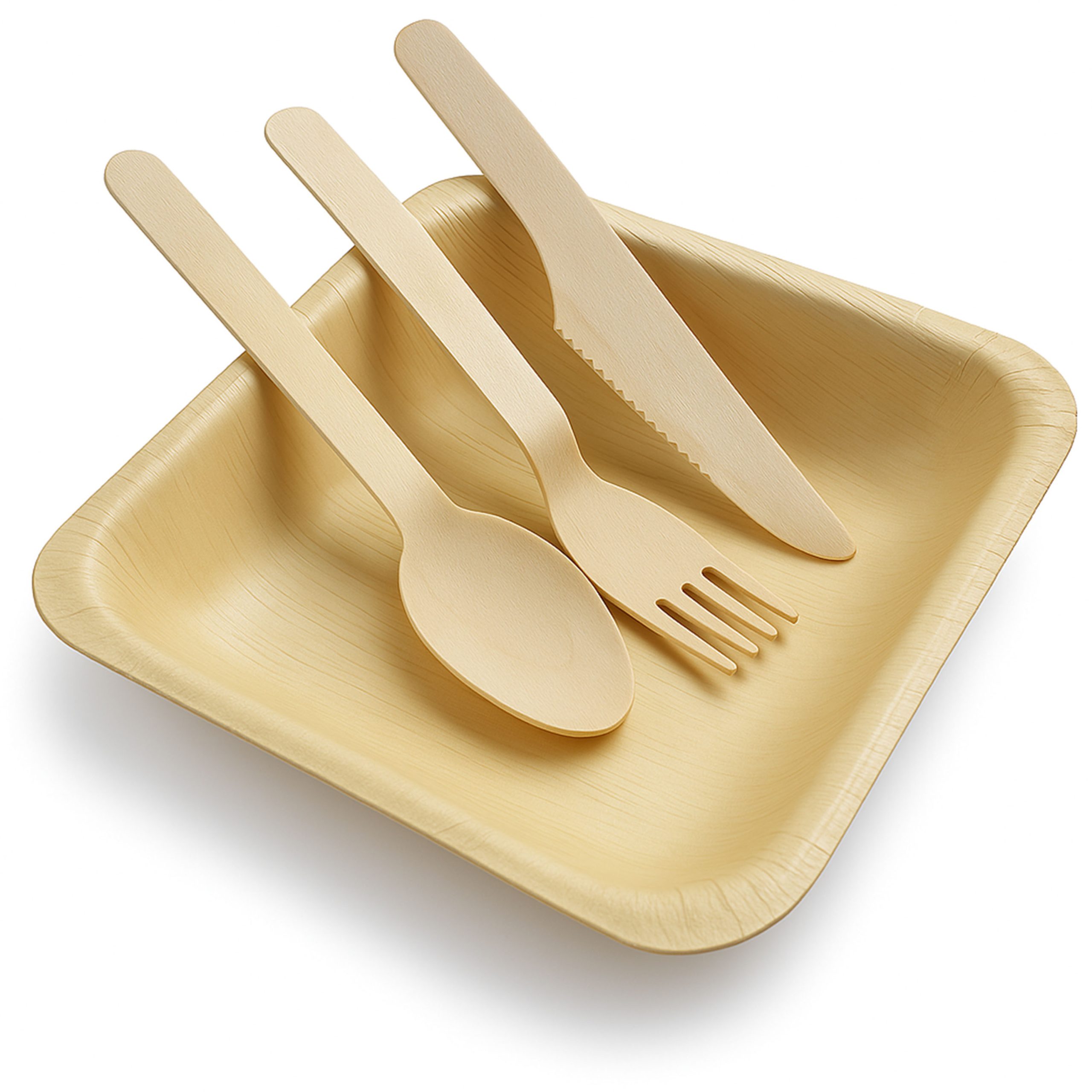 Perfect Ware 5″ Wooden Disposable Rectangular Plates.3 Perfect Ware 5" Wooden Disposable Rectangular Plates - Image 3