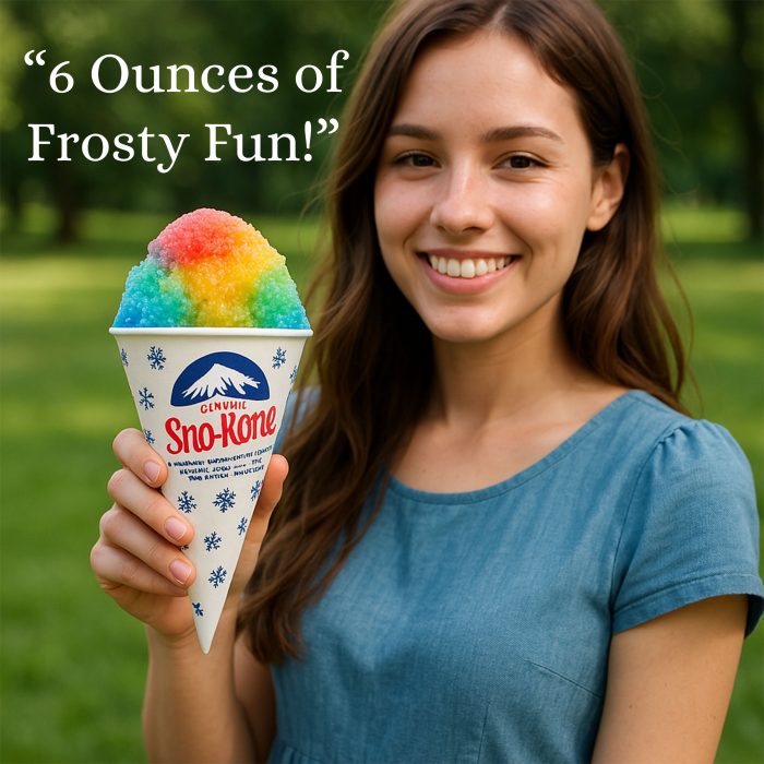 Snow Cone Cups- 6 ounce Paper Cups- - Image 3