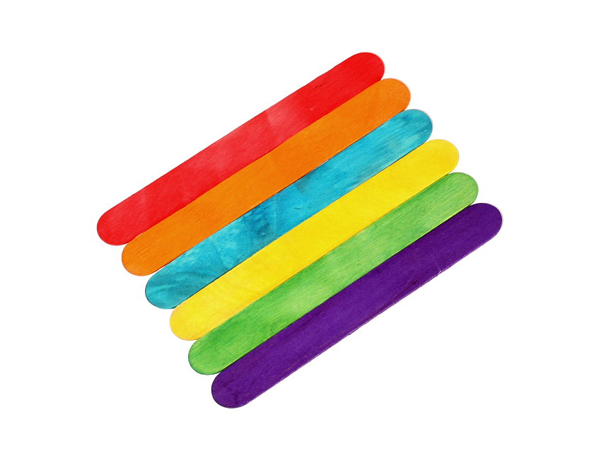 Colored Jumbo Craft Sticks ( 500ct)