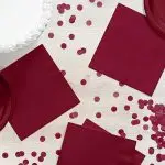 2 Ply Burgundy Beverage Napkins - Image 5