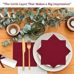 2 Ply Burgundy Beverage Napkins - Image 6