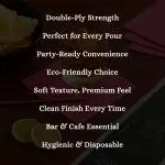 2 Ply Pink Beverage Napkins - Image 6