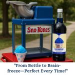25oz Gold Medal Snow Cone Syrup (Blue Raspberry) - Image 3