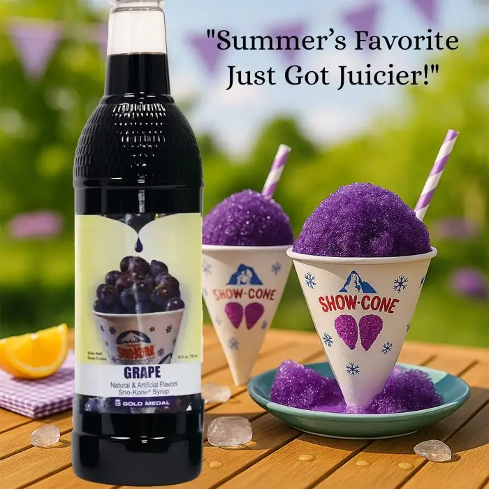 Summer Snow Snow Cone Syrup Mix – 15-Pack Concentrate For Shaved Ice/Kone Ice