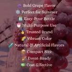 25oz Gold Medal Snow Cone Syrup (Grape) - Image 5