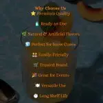 25oz Gold Medal Snow Cone Syrup (Orange) - Image 5