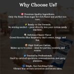 Blue Raspberry Floss Sugar 1/2 Gallon Carton - Image 5