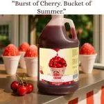 Cherry Snow Cone Syrup Gallon - Image 2