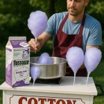 Grape Floss Sugar 1/2 Gallon Carton - Image 2