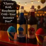 Snow Cone Syrup 2 Pack ( Cherry and Blue Raspberry) - Image 2